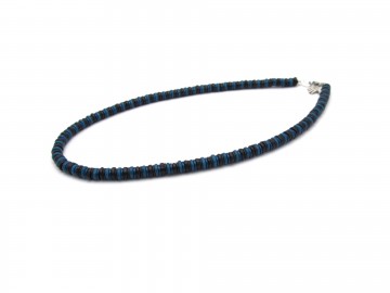 Ketting metallic blue