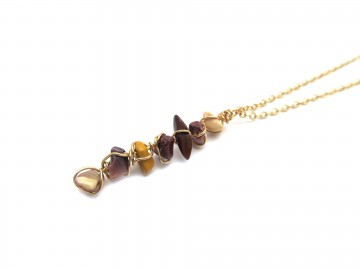 Ketting mookaite Roze