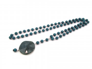 Edelsteen ketting Mos Agaat