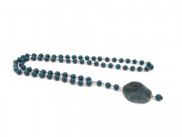 Edelsteen ketting Mos Agaat