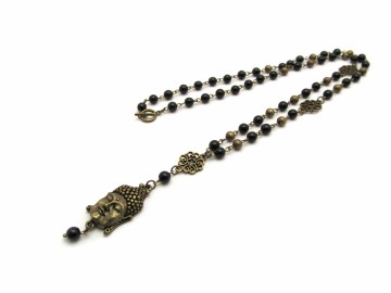 Ketting onyxboeddha4