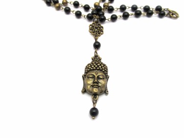Ketting onyxboeddha7