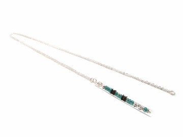 Ketting rechthoek zilver