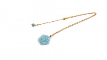 Ketting rose aventurijn