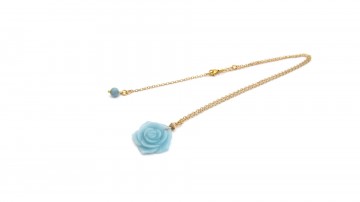 Ketting rose aventurijn