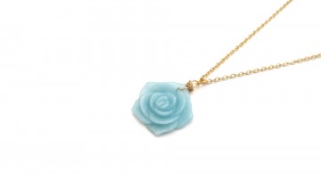 Ketting rose aventurijn
