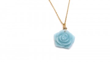 Ketting rose aventurijn