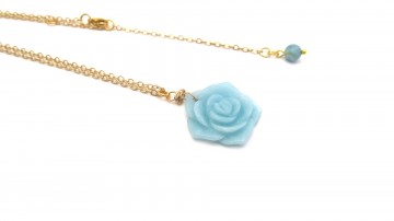 Ketting rose aventurijn