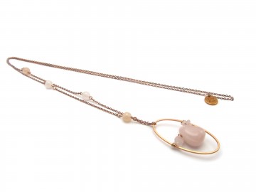 Ketting Rose Quartz Sweet pink