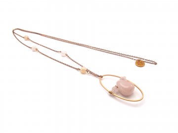 Ketting Rose Quartz Sweet pink