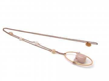 Ketting Rose Quartz Sweet pink