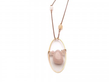 Ketting Rose Quartz Sweet pink