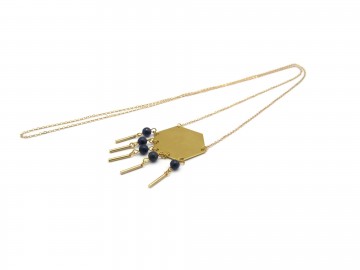 Ketting statement lapis lazuli10