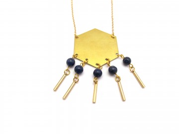 Ketting statement lapis lazuli12