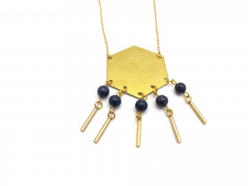 Ketting statement lapis lazuli14