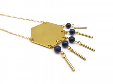Ketting statement lapis lazuli16