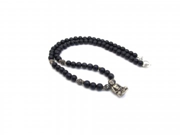 Boeddha ketting Vintage black