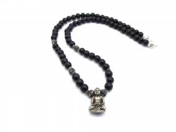 Boeddha ketting vintage black