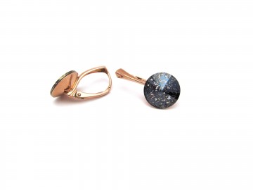 Swarovski® rose gold Black Patina