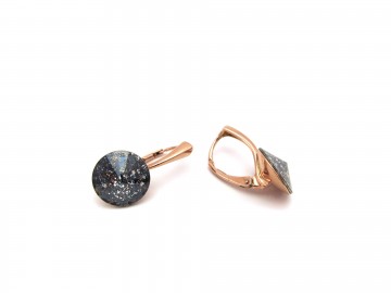Swarovski® rose gold Black Patina