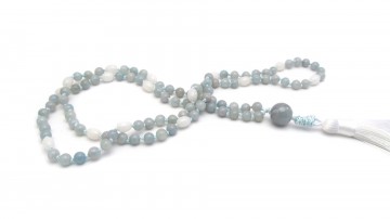 Lilac agaat witte jade