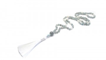 Lilac agaat witte jade