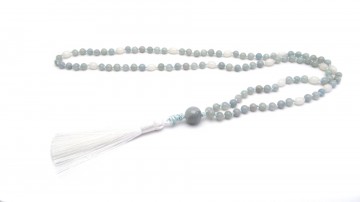 Lilac agaat witte jade