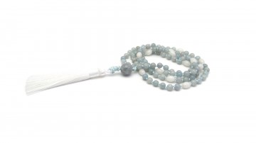 Lilac agaat witte jade