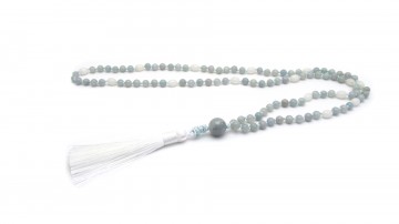 Lilac agaat witte jade