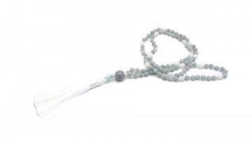 Lilac agaat witte jade