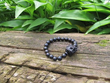 Mala armband black sandelwood tijger