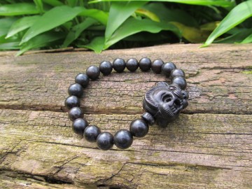 Mala armband black sandelwood tijger