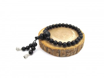 Mala armband black sandelwood