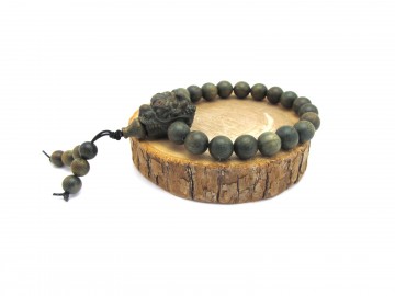Mala armband groene draak
