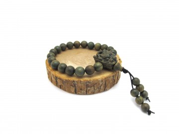 Mala armband groene draak