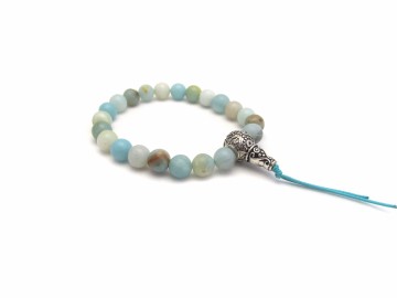 Mala armband mat amazoniet