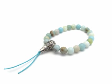 Mala armband mat amazoniet