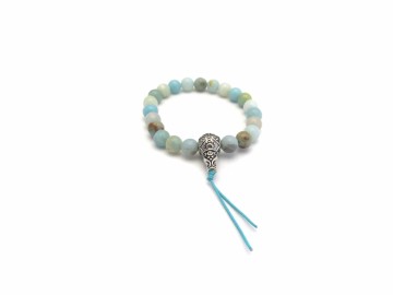 Mala armband mat amazoniet