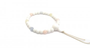 Mala armband onyx morganite