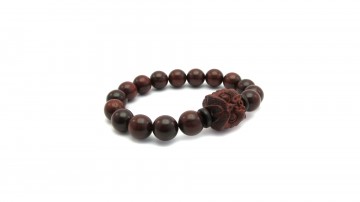 Mala armband pixiu rode sandelwood