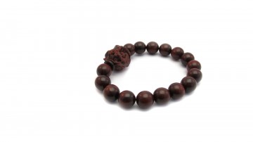 Mala armband pixiu rode sandelwood