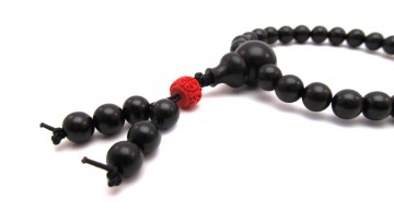 Mala armband sandelwood cinnabar