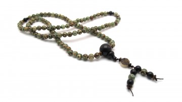 Mala groene tibetaanse dzi