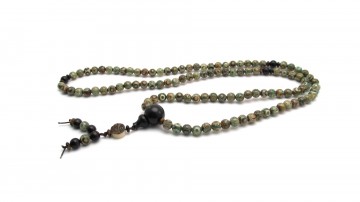 Mala groene tibetaanse dzi