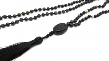 Mala ketting  blauwe tijgeroog