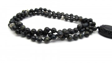 Mala ketting  blauwe tijgeroog