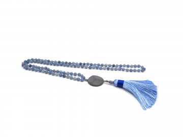 Mala ketting blue quartz