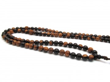Mala ketting brown black
