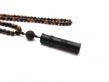 Mala ketting brown black