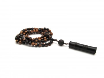 Mala ketting brown black
